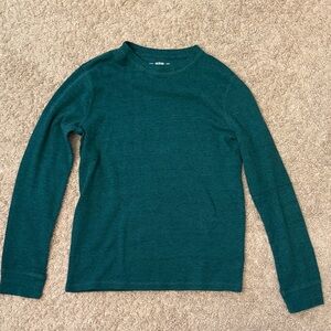 Green Long Sleeve Shirt youth XL thermal